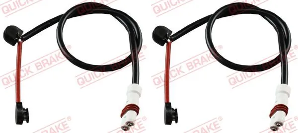 Warning Contact, brake pad wear